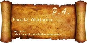 Panitz Atalanta névjegykártya